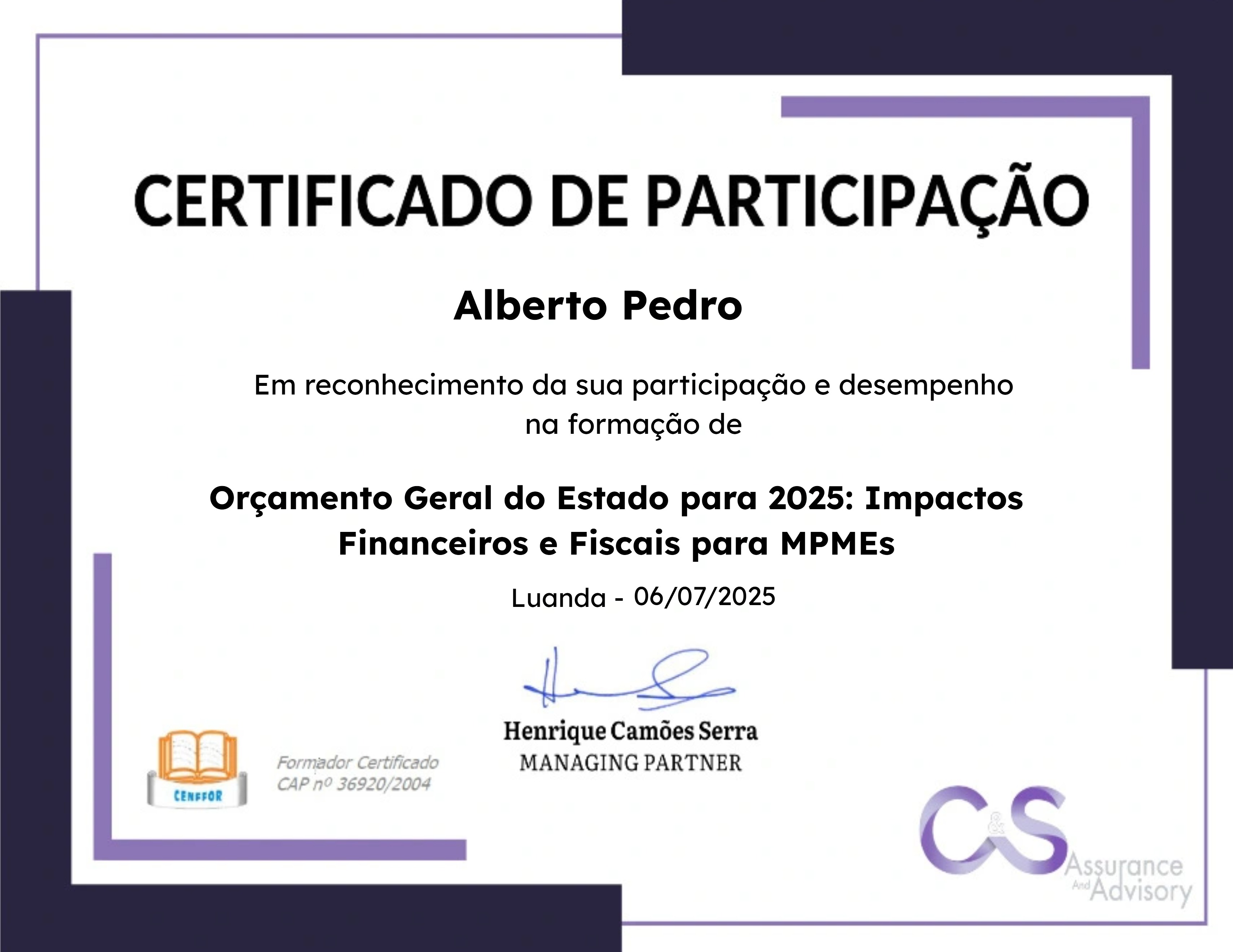 Orçamento Geral do Estado para 2025: Impactos Financeiros e Fiscais para MPMEs