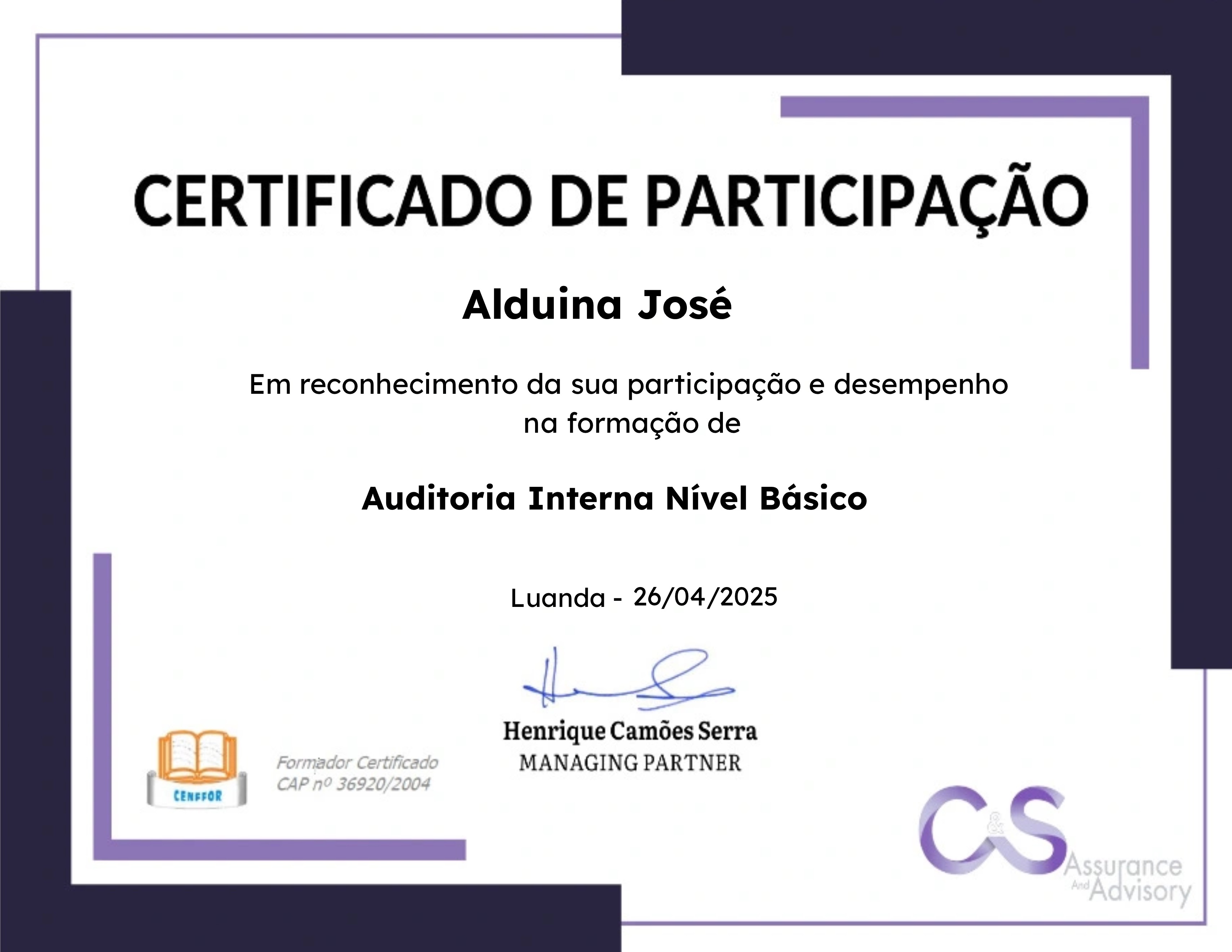 Auditoria Interna Nível Básico